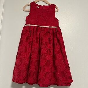 American princess Dress in red size 4.
